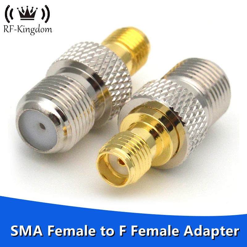 SMA Female to F Female RF Adapter SMAK / FK Connector for Wireless Coaxial cable
SMA Female to F Female RF Adapter SMAK / FK Connector for Wireless Coaxial cable
