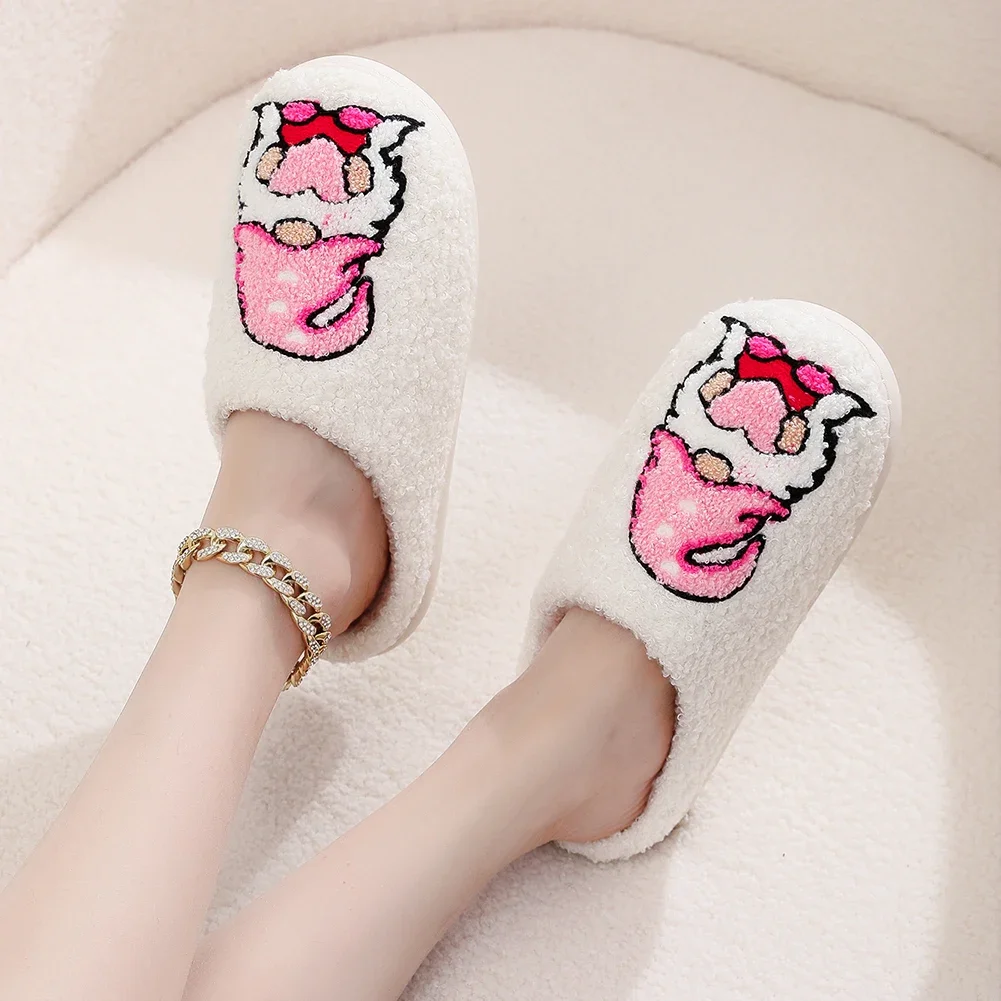 Plush Gnome Slippers Goblin Home Shoes Comfortable Kawaii Furry Slippers Fluffy Bow Slippers for Christmas Valentine's Day
Plush Gnome Slippers Goblin Home Shoes Comfortable Kawaii Furry Slippers Fluffy Bow Slippers for Christmas Valentine's Day