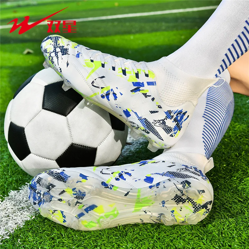 High Grip Football Cleats Deep Studs, Solid Sole Structure, Durable Soccer Boots for Various Grass Surfaces
High Grip Football Cleats Deep Studs, Solid Sole Structure, Durable Soccer Boots for Various Grass Surfaces