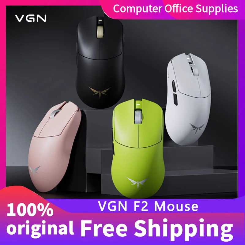 Vgn Dragonfly F2 2.4G Wireless Three Mode Connection Lightweight Wireless Mouse Dual 8K Games Paw3950 Sensor Ergonomic Design
Vgn Dragonfly F2 2.4G Wireless Three Mode Connection Lightweight Wireless Mouse Dual 8K Games Paw3950 Sensor Ergonomic Design