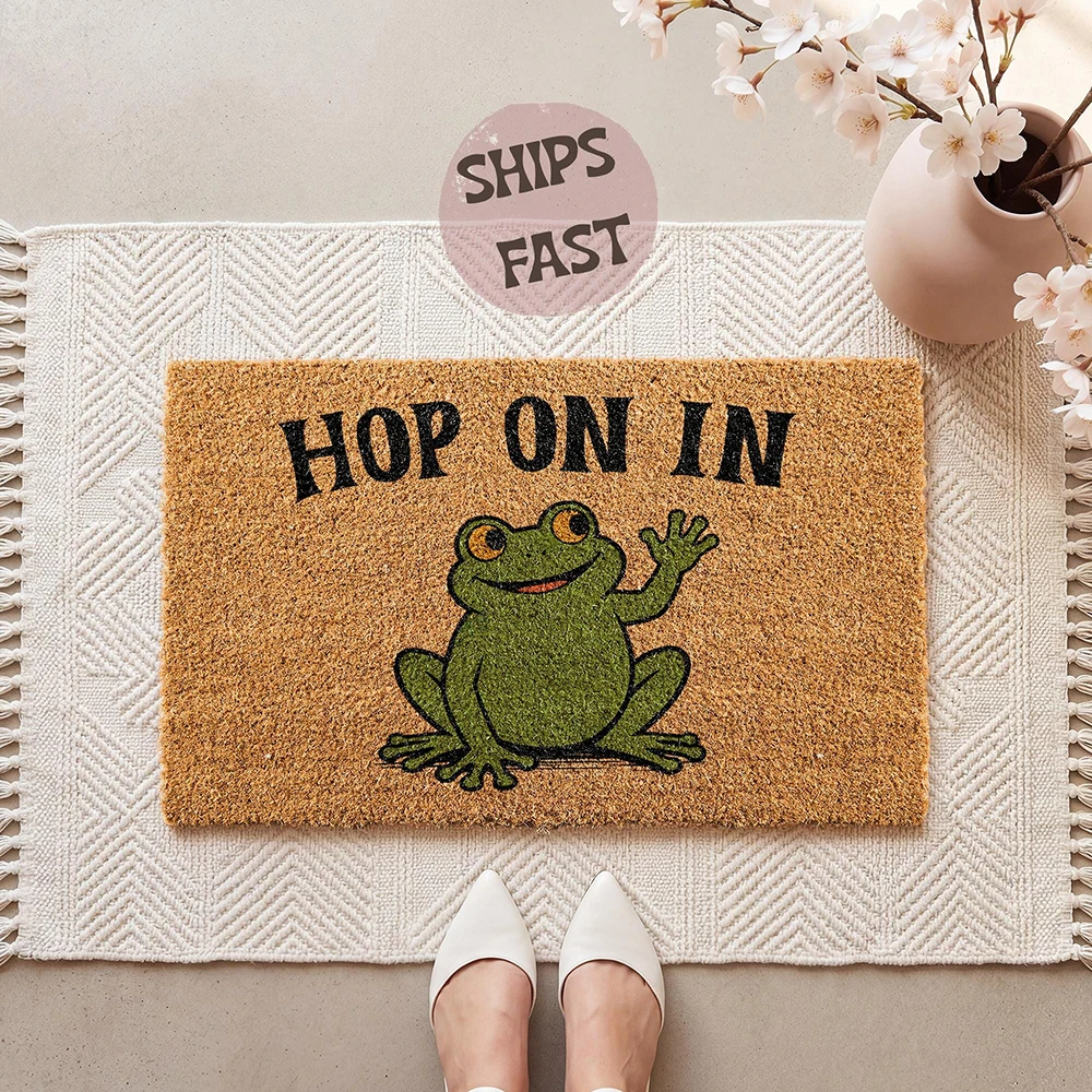 Custom Funny Animal Doormat Personalized Welcome Mat with Custom Text for Front Porch Indoor Outdoor Home Decor
Custom Funny Animal Doormat Personalized Welcome Mat with Custom Text for Front Porch Indoor Outdoor Home Decor