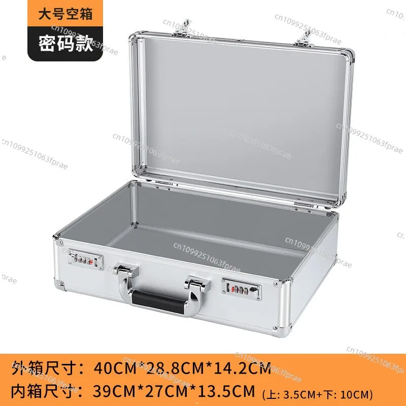 Aluminum alloy box Password storage box Safe storage box with sponge Aluminum alloy toolbox Aluminum alloy suitcase
Aluminum alloy box Password storage box Safe storage box with sponge Aluminum alloy toolbox Aluminum alloy suitcase