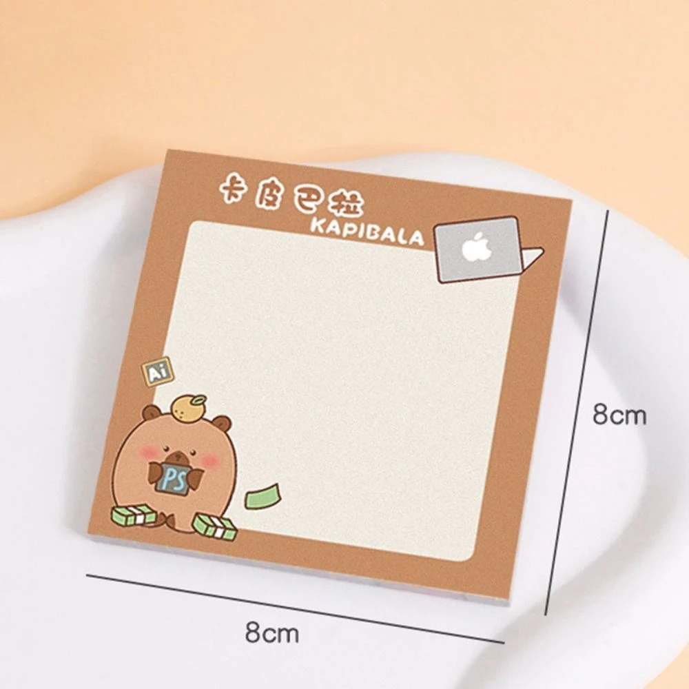 Multifunction Cute Capybara Sticky Note N Times Self-adhesive Capybara Memo Pad Notebook Notepad Message Paper Diary
Multifunction Cute Capybara Sticky Note N Times Self-adhesive Capybara Memo Pad Notebook Notepad Message Paper Diary