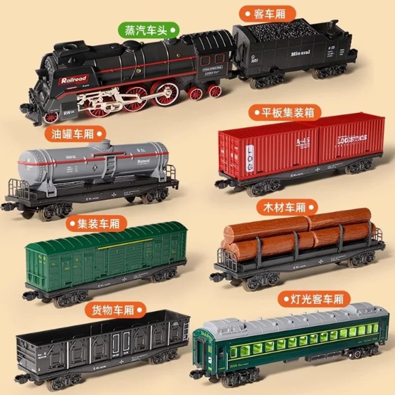 Classical Retro Railway Locomotive Retro Steam Train Accessories Carriage Headstock Train Track Toys Gift for Boy
Classical Retro Railway Locomotive Retro Steam Train Accessories Carriage Headstock Train Track Toys Gift for Boy