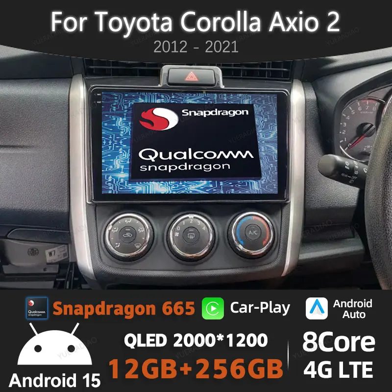 Android 15 Car Radio For Toyota Corolla Axio 2 Fielder 3 E160 2012 - 2021 Multimedia Stereo Video Player Carplay Auto Head Unit 
Android 15 Car Radio For Toyota Corolla Axio 2 Fielder 3 E160 2012 - 2021 Multimedia Stereo Video Player Carplay Auto Head Unit