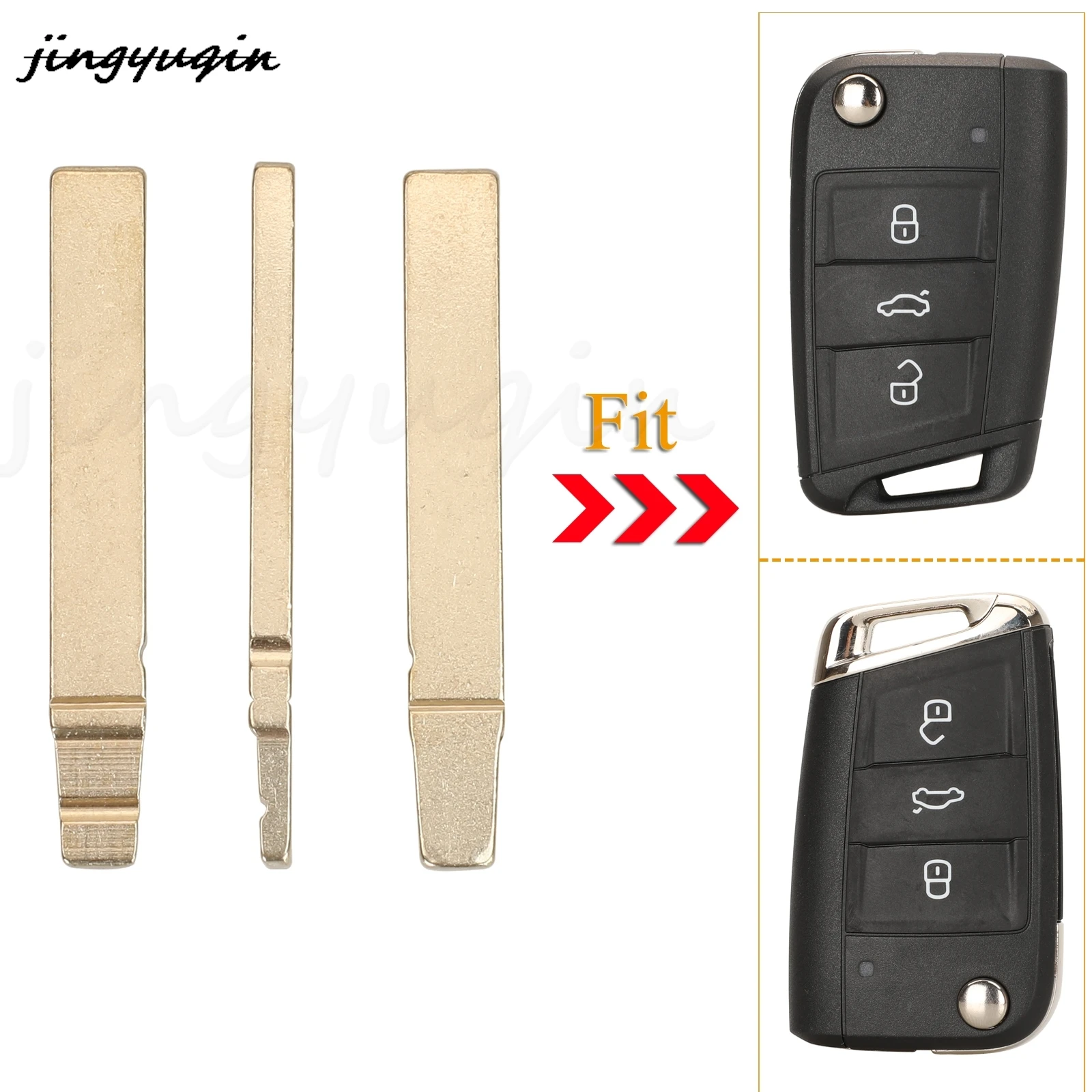 jingyuqin 10pcs Replacement Remote Smart Car Key Blade For VW Volkswagen POLO2017 With Uncut Blade
jingyuqin 10pcs Replacement Remote Smart Car Key Blade For VW Volkswagen POLO2017 With Uncut Blade