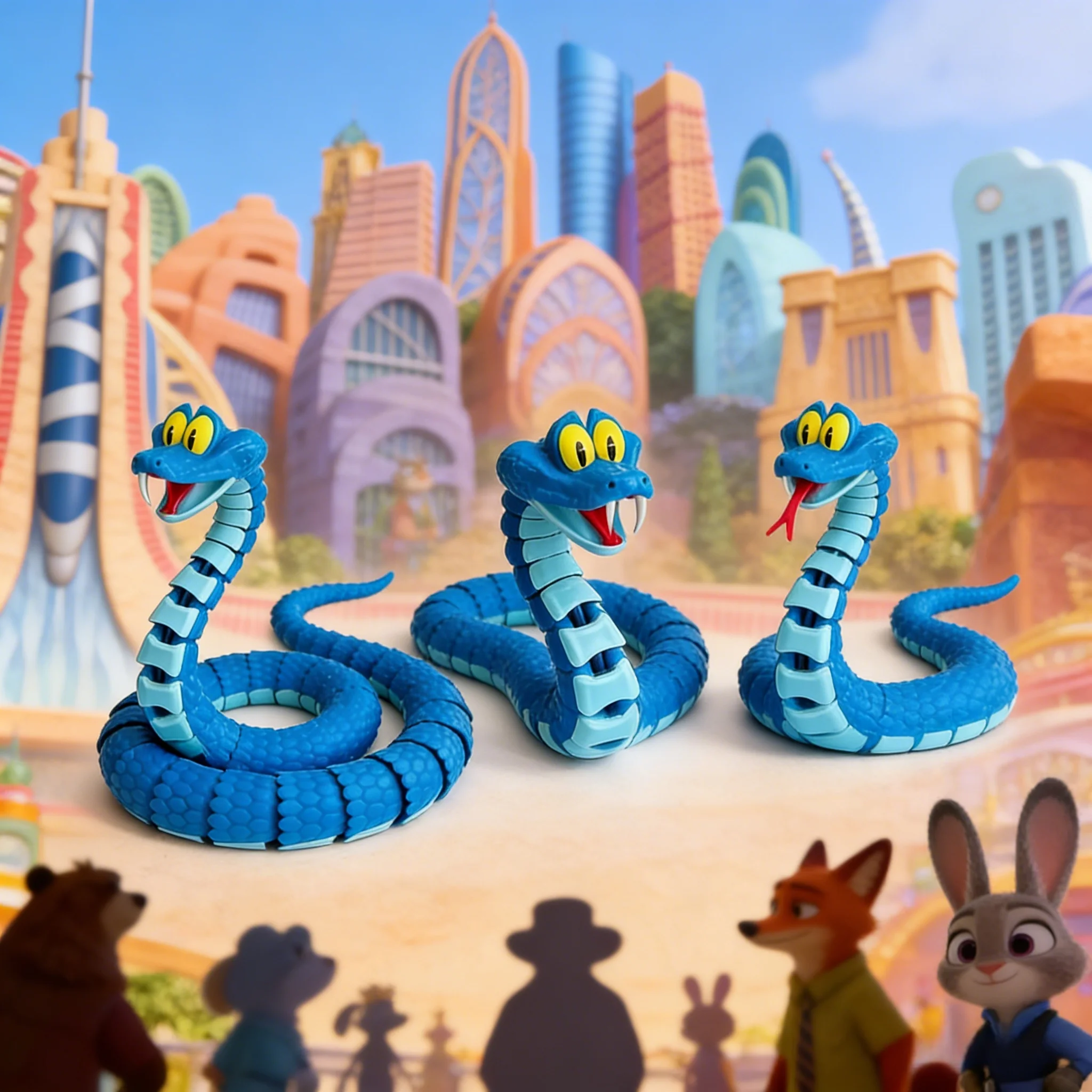 30cmGareth Snake: Joint simulation toy snake from Zootopia, 3D printed Gareth snake model, stress relieving toy, children's gift
30cmGareth Snake: Joint simulation toy snake from Zootopia, 3D printed Gareth snake model, stress relieving toy, children's gift