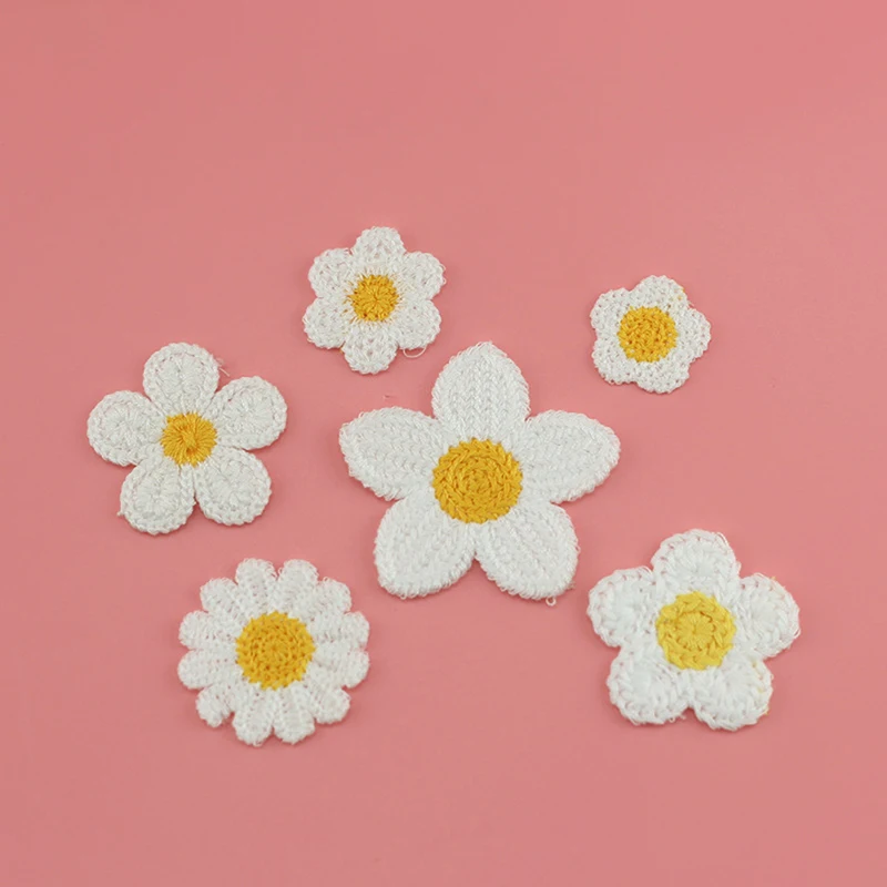 5pcs Mini Yellow Heart White Flower Small Daisy Sunflower Flower Embroidery Flower Clothing Children's Clothing DIY Accessories
5pcs Mini Yellow Heart White Flower Small Daisy Sunflower Flower Embroidery Flower Clothing Children's Clothing DIY Accessories
