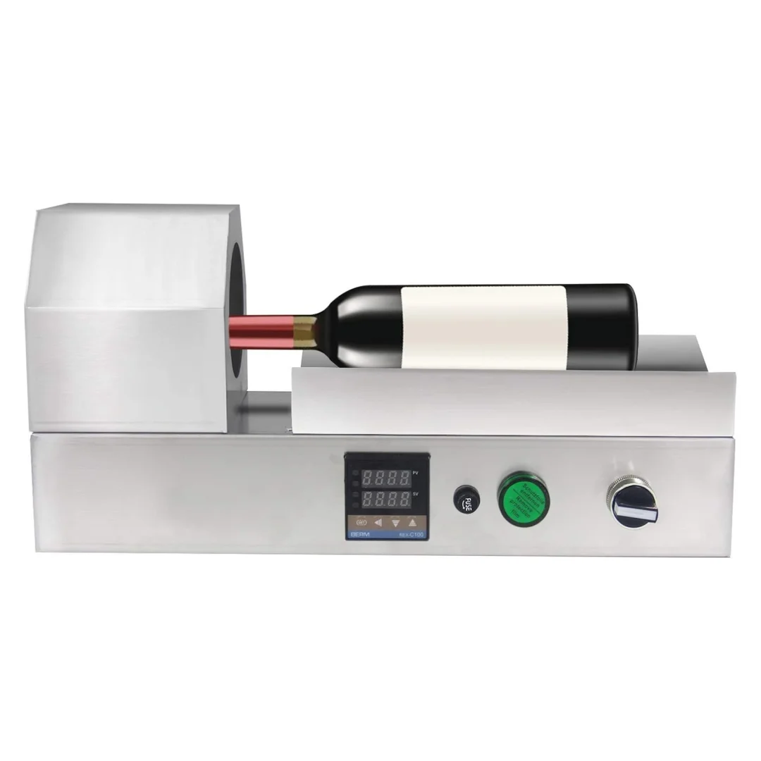 Electric Bottle Capsule Heat Shrinker 1000W Thermostatic Digital Display Wine Bottle Cap Wrap Heat Shrinking Machine 110V 220V
Electric Bottle Capsule Heat Shrinker 1000W Thermostatic Digital Display Wine Bottle Cap Wrap Heat Shrinking Machine 110V 220V