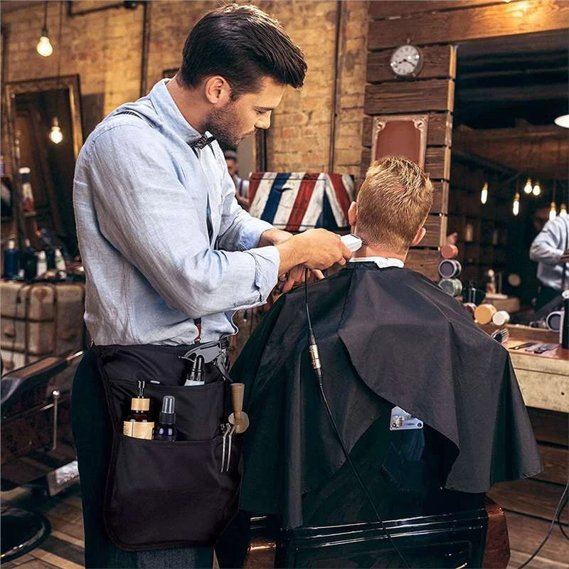 Hairdresser Apron Black Professional Waterproof Hairdressing Shampoo Haircuts Apron Barber Coiffeur Apron Hair Salon Tools
Hairdresser Apron Black Professional Waterproof Hairdressing Shampoo Haircuts Apron Barber Coiffeur Apron Hair Salon Tools