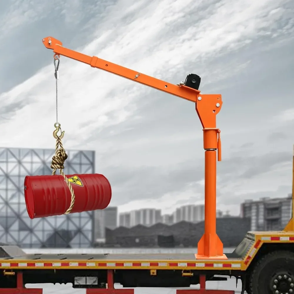 Truck-Mounted Bed Crane Hoist Lift, 3500lb Truck-Mounted Crane Hoist with 12V Electric Winch, Pickup Truck Jib Cranes, Gantry
Truck-Mounted Bed Crane Hoist Lift, 3500lb Truck-Mounted Crane Hoist with 12V Electric Winch, Pickup Truck Jib Cranes, Gantry