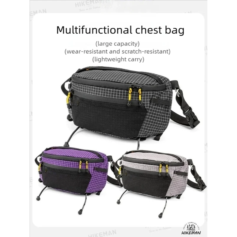 Outdoor Chest Bag UHMWPE Cycling Sports Crossbody Bag Hiking Travel Hanging Pack for Backpack Expansion 
Outdoor Chest Bag UHMWPE Cycling Sports Crossbody Bag Hiking Travel Hanging Pack for Backpack Expansion