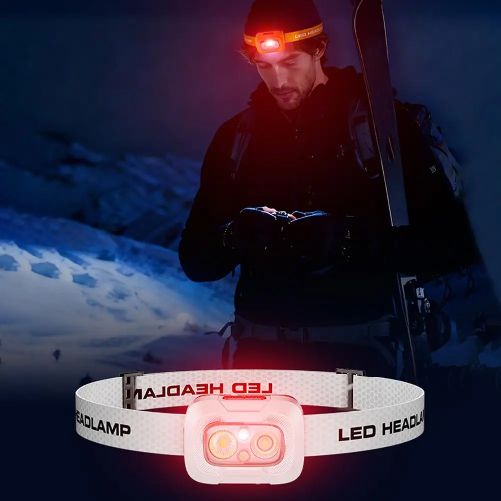 Outdoor LED Head Mounted Light IPX4 300Lumens Strong Light Long-range Sensing Mini Waterproof Portable For Night Running Fi S9R2
Outdoor LED Head Mounted Light IPX4 300Lumens Strong Light Long-range Sensing Mini Waterproof Portable For Night Running Fi S9R2