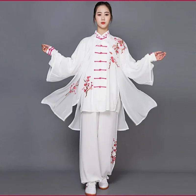Tai Chi Clothes Taiji Kung Fu Uniforms Unisex Embroidery Elegant Martial Arts Wear Competition Performance Three-piece Set
Tai Chi Clothes Taiji Kung Fu Uniforms Unisex Embroidery Elegant Martial Arts Wear Competition Performance Three-piece Set