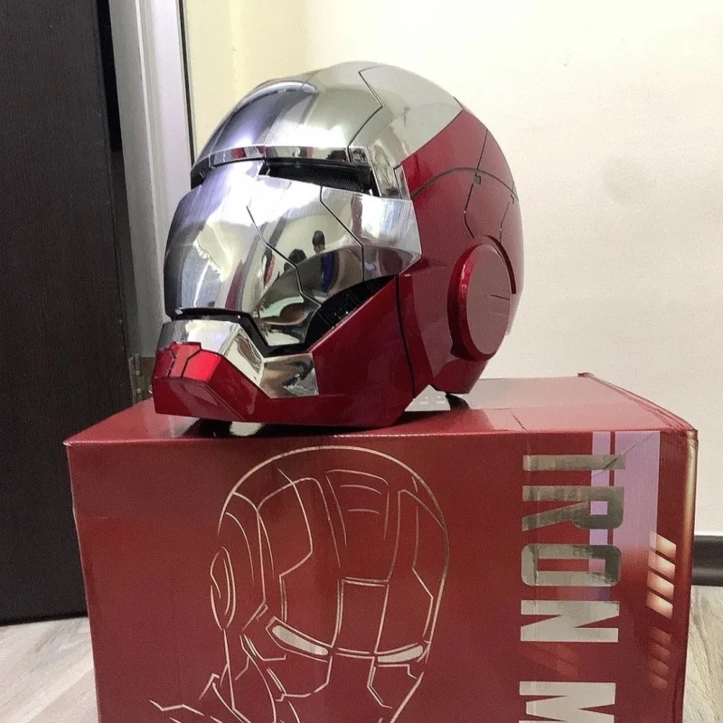 Iron Man MK5 Helmet Electric Opening and Closing, Light-up JARVIS Mask with Touch Sound Effects, Adult Wearable Helmet
Iron Man MK5 Helmet Electric Opening and Closing, Light-up JARVIS Mask with Touch Sound Effects, Adult Wearable Helmet
