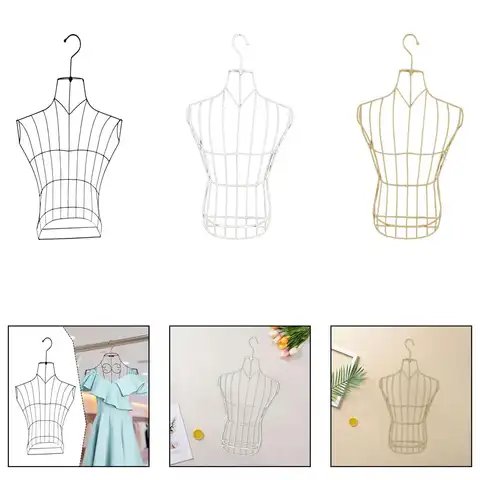 Sturdy Iron Male Mannequin Torso Hanging Half Body Display Form for Men’s Shirt Boutique Store