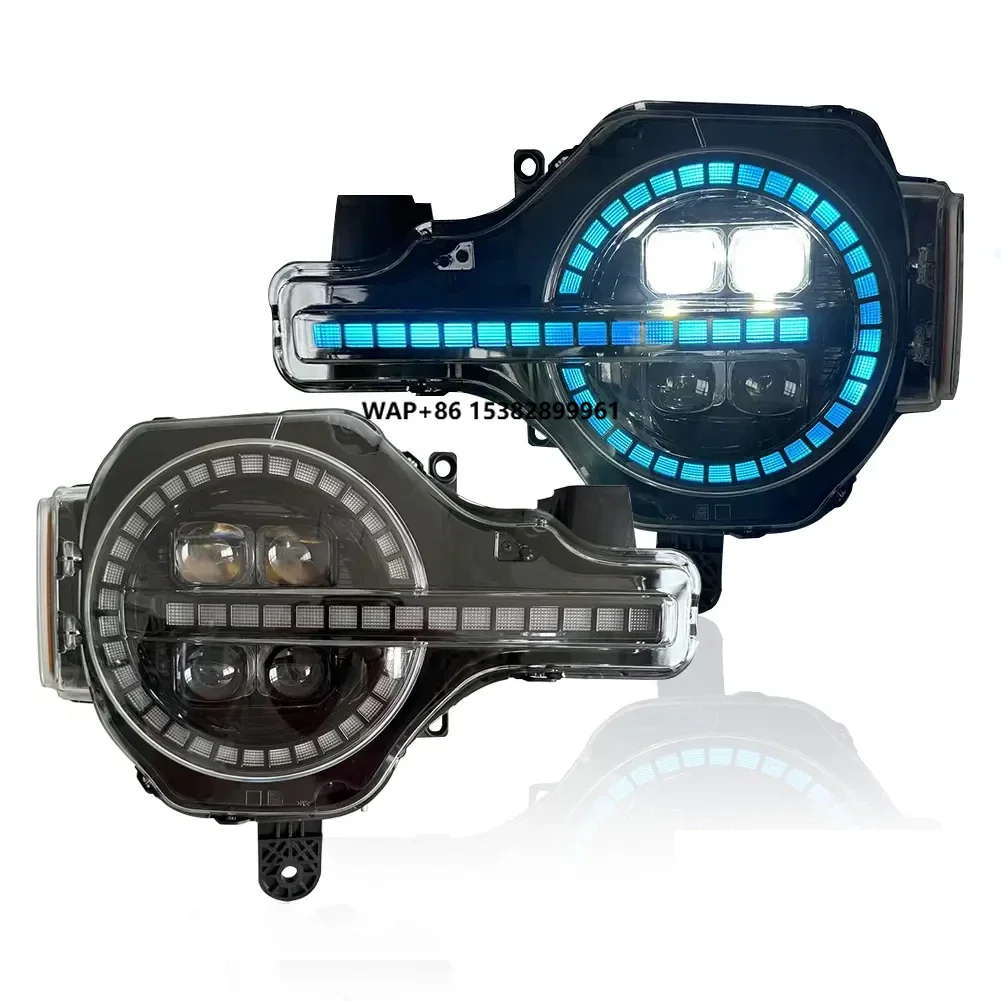 FULL Grid Headlights Assembly for 2021-2024 for Bronco RGB Full LED Signature HeadLamps Projector Set 12V New Plug Play
FULL Grid Headlights Assembly for 2021-2024 for Bronco RGB Full LED Signature HeadLamps Projector Set 12V New Plug Play