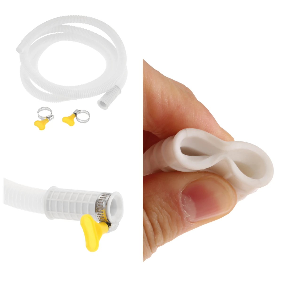 Шланг для отвода влаги из осушителя воздуха 2/3 м с соединительным зажимом, портативный шланг для стиральной машины, насадка для осушителя, аксессуары для ванной комнаты
Шланг для отвода влаги из осушителя воздуха 2/3 м с соединительным зажимом, портативный шланг для стиральной машины, насадка для осушителя, аксессуары для ванной комнаты