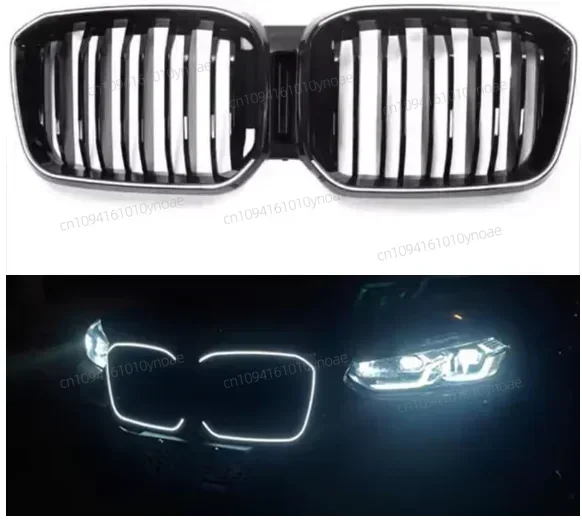 In Stock Black with light front bumper grille for X3 G01 X4 G02 iX3 G08 X3M X4M 2022-IN bright black double slatted light grille
In Stock Black with light front bumper grille for X3 G01 X4 G02 iX3 G08 X3M X4M 2022-IN bright black double slatted light grille