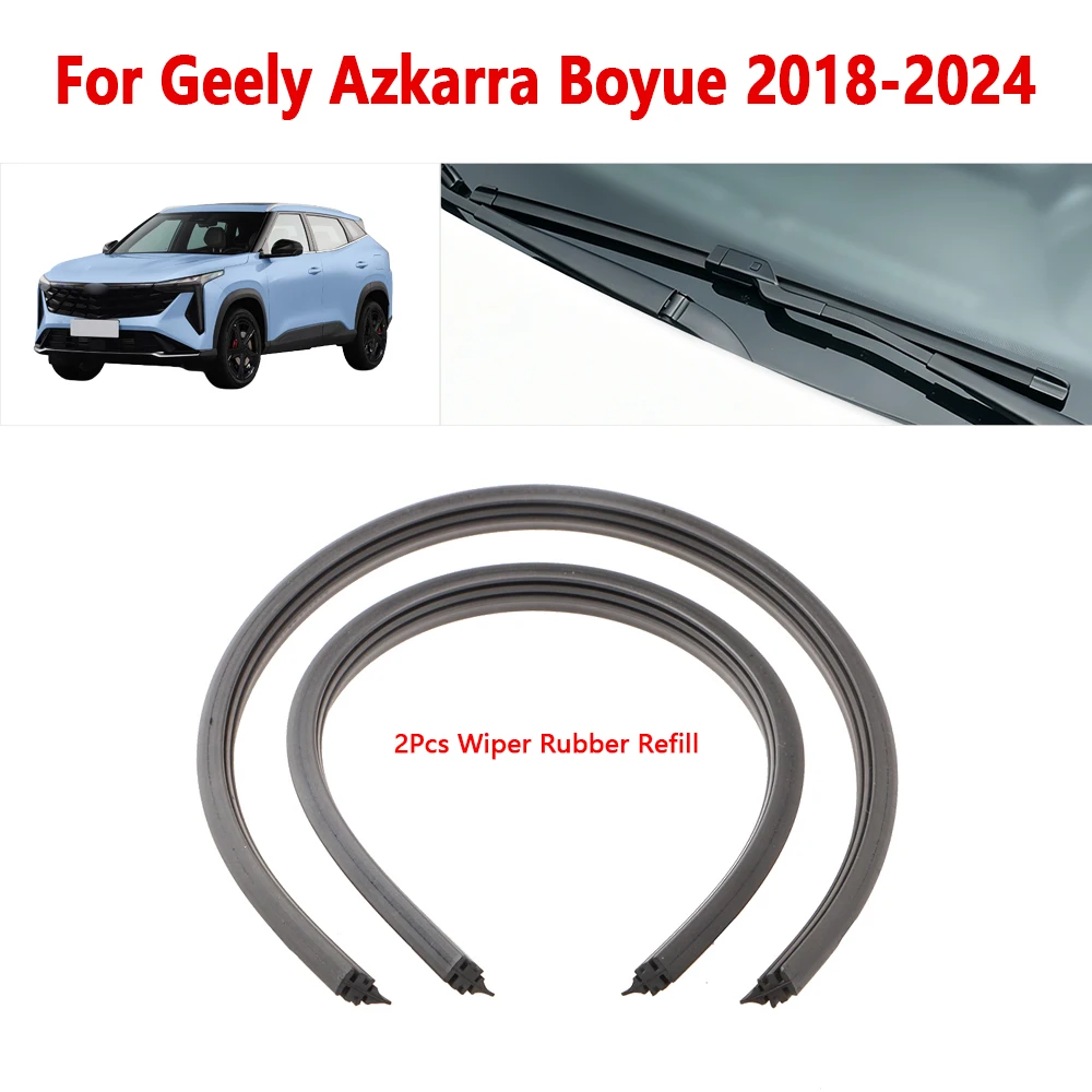 Wiper Refill Rubber Strip 17" 24" for Geely Azkarra Boyue 2018 To 2024 Car Wiper Replacement Rubber 1Pair
Wiper Refill Rubber Strip 17" 24" for Geely Azkarra Boyue 2018 To 2024 Car Wiper Replacement Rubber 1Pair