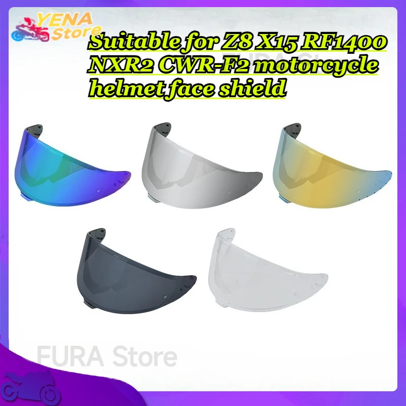 Suitable for Z8 X15 RF1400 NXR2 CWR-F2 motorcycle helmet face shield, motorcycle accessories, glasses, motorcycle helmets
Suitable for Z8 X15 RF1400 NXR2 CWR-F2 motorcycle helmet face shield, motorcycle accessories, glasses, motorcycle helmets