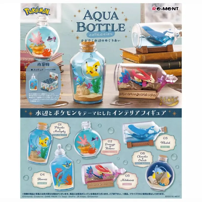 Genuine Goods in Stock Re Ment Pocket Monsters AQUA BOTTLE Pokemon Q Version Model Collectible Toys Super Cute Holiday Gifts
Genuine Goods in Stock Re Ment Pocket Monsters AQUA BOTTLE Pokemon Q Version Model Collectible Toys Super Cute Holiday Gifts