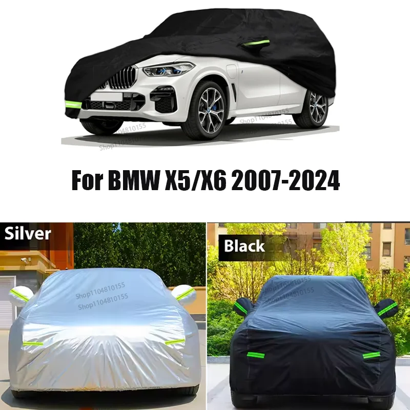 Outdoor Waterproof Custom Car Covers for BMW X5/X5M X6/X6 M 2007-2024 with Windproof
Outdoor Waterproof Custom Car Covers for BMW X5/X5M X6/X6 M 2007-2024 with Windproof