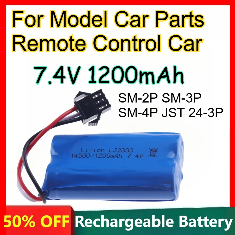 14500 Lithium Battery 7.4V 1200mAh for Model Car Parts Remote Control Car Rechargeable Batteries
14500 Lithium Battery 7.4V 1200mAh for Model Car Parts Remote Control Car Rechargeable Batteries