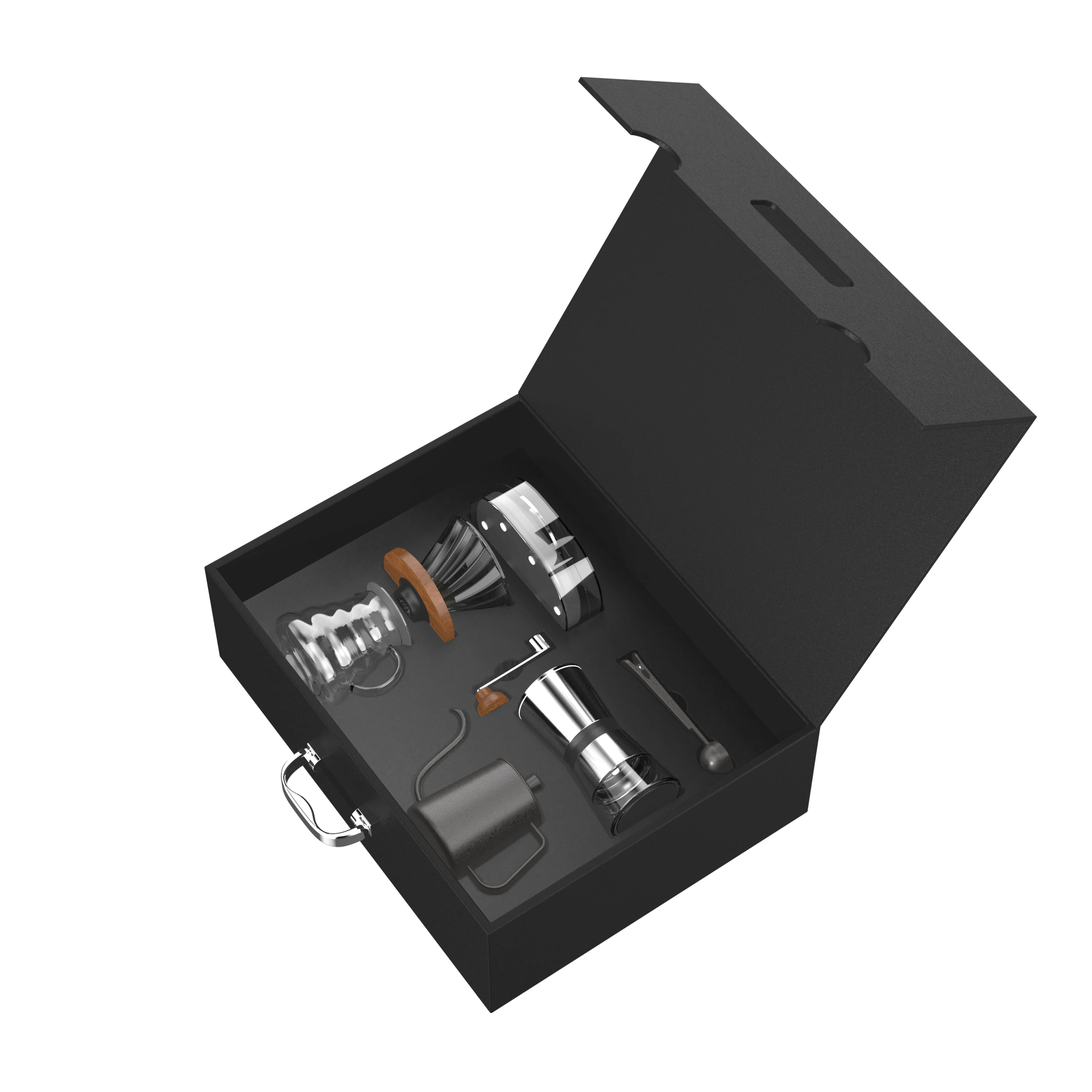 Подарочный набор для кофе в Интернете, ручная кофемолка с регулируемыми настройками, набор для путешествий и кемпинга
Подарочный набор для кофе в Интернете, ручная кофемолка с регулируемыми настройками, набор для путешествий и кемпинга