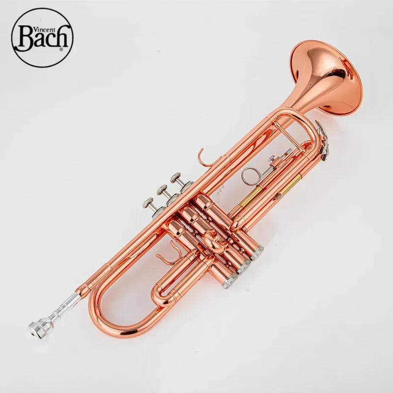 Vincent BACH High Grade LT180S-43 Trumpet Professional Bb Tune Rose Gold Brass Plated with Case Nozzle
Vincent BACH High Grade LT180S-43 Trumpet Professional Bb Tune Rose Gold Brass Plated with Case Nozzle