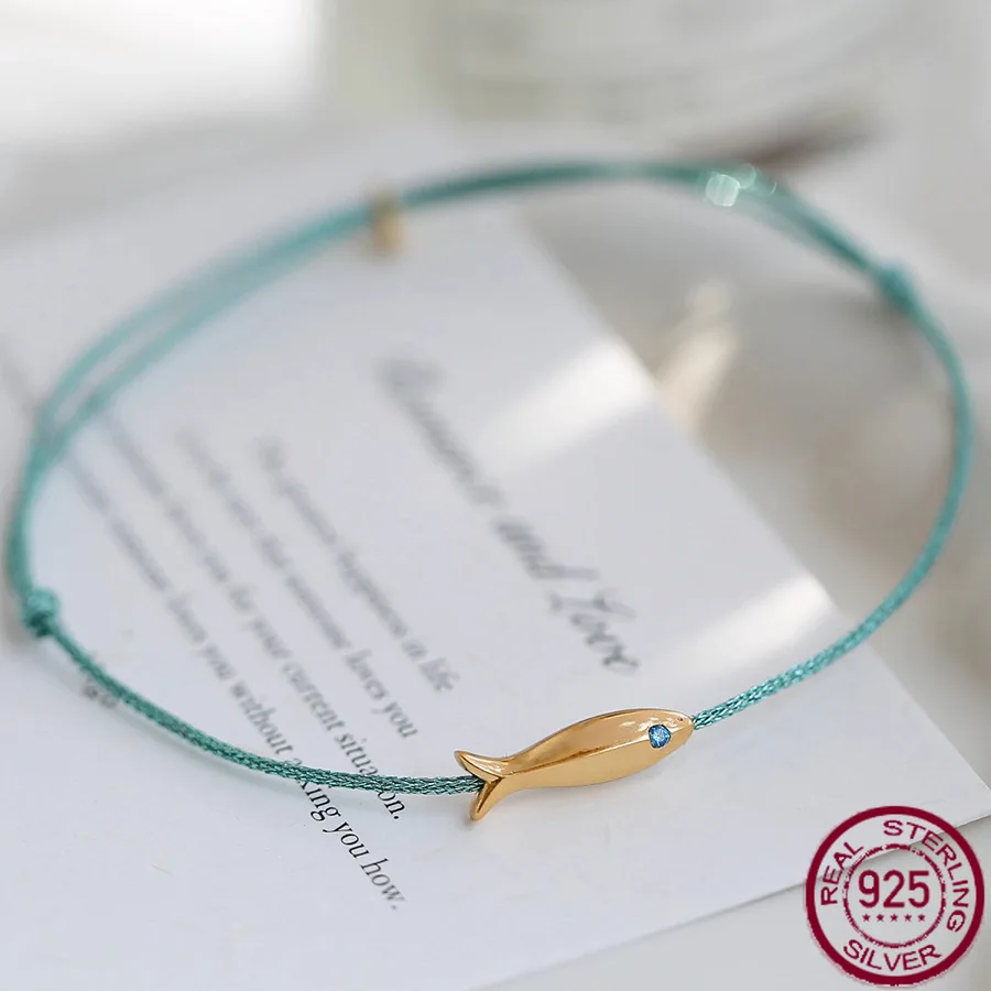 New S925 pure silver vintage high-end versatile lucky koi, goldfish, small fish woven bracelet, foot rope, wedding jewelry
New S925 pure silver vintage high-end versatile lucky koi, goldfish, small fish woven bracelet, foot rope, wedding jewelry