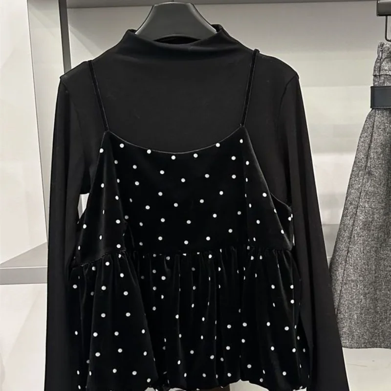 Black Woman Tshirts Long Sleeve Slim Fit Tees Fashion Korean Camisetas 2026 Ropa Mujer Velvet T Shirts Tops Women's Clothing
Black Woman Tshirts Long Sleeve Slim Fit Tees Fashion Korean Camisetas 2026 Ropa Mujer Velvet T Shirts Tops Women's Clothing