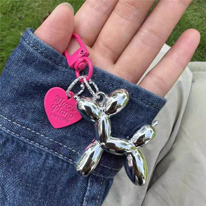 Cute Cartoon Balloon Dog Bag Pendant Keyring Keychains 3D Jewelry Gift Decoration Accessories for Bag Car Key Chain
Cute Cartoon Balloon Dog Bag Pendant Keyring Keychains 3D Jewelry Gift Decoration Accessories for Bag Car Key Chain