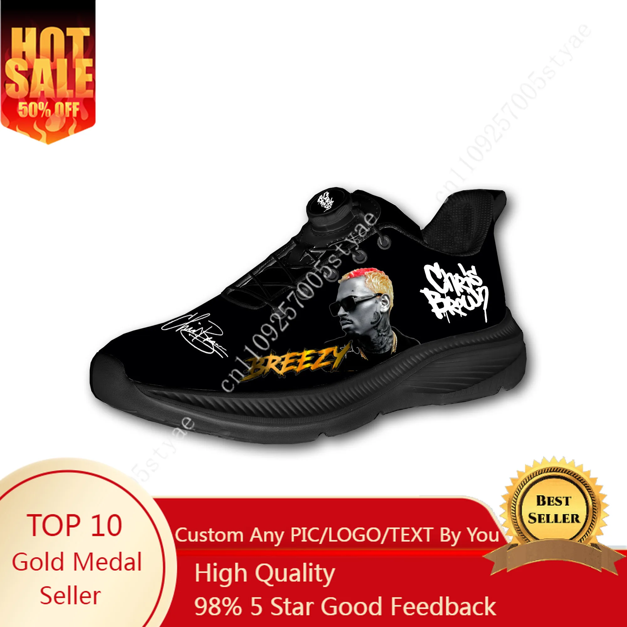 Chris Brown Rapper Mens Womens Running Off-road Shoes Laceless Rotating Button Sports Shoe Hiking Leisure Custom Sneaker
Chris Brown Rapper Mens Womens Running Off-road Shoes Laceless Rotating Button Sports Shoe Hiking Leisure Custom Sneaker