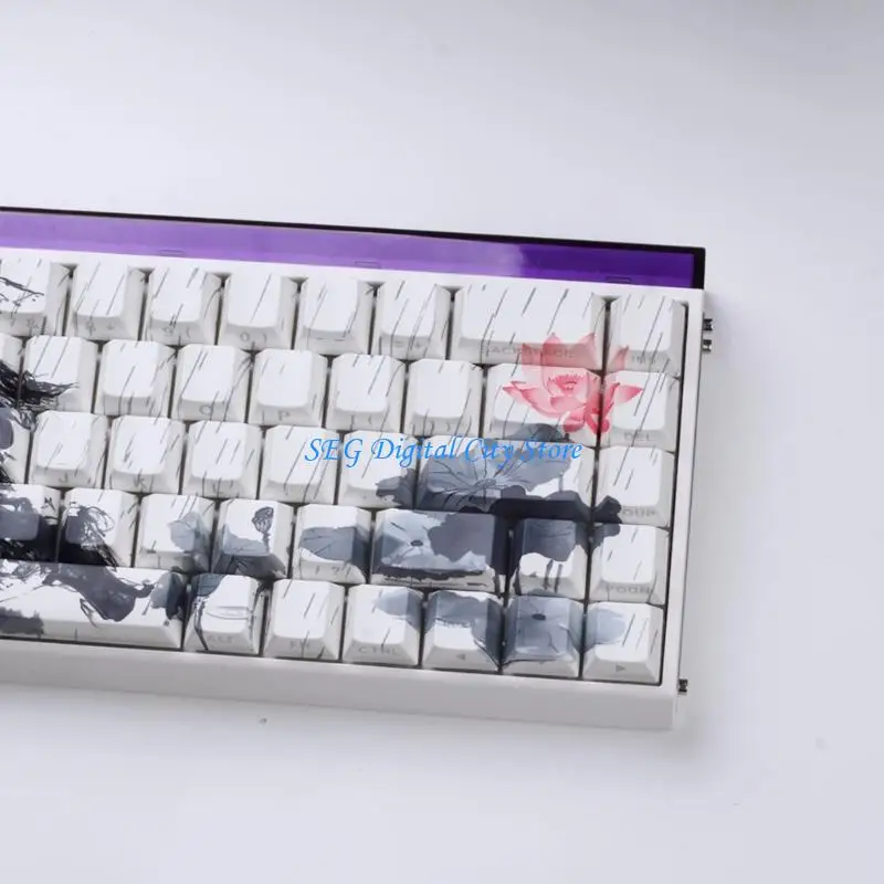 U75B Tactiled Side Printed Keycaps Professional PBT Rain Flower Theme Upgrades for PC Mechanical Keyboards 60% 68% Pattern
U75B Tactiled Side Printed Keycaps Professional PBT Rain Flower Theme Upgrades for PC Mechanical Keyboards 60% 68% Pattern
