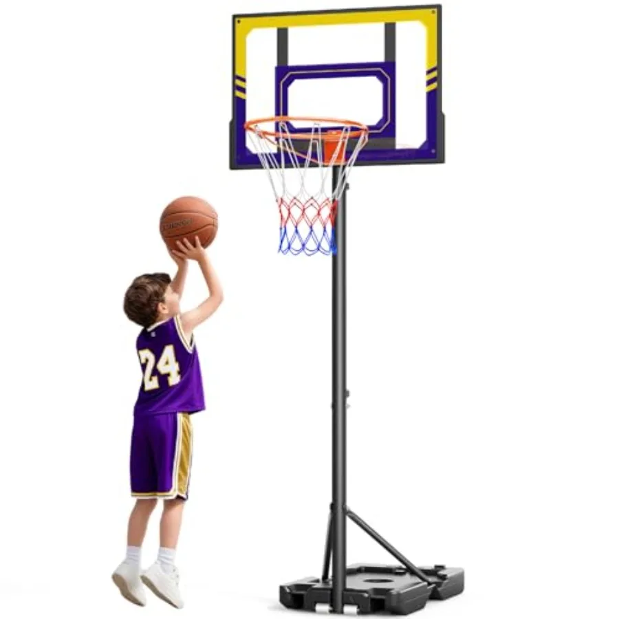 Outdoor kids basketball hoop with shatterproof PC backboard, 3.5-7ft stepless adjustable height, portable for backyard, drivewa
Outdoor kids basketball hoop with shatterproof PC backboard, 3.5-7ft stepless adjustable height, portable for backyard, drivewa