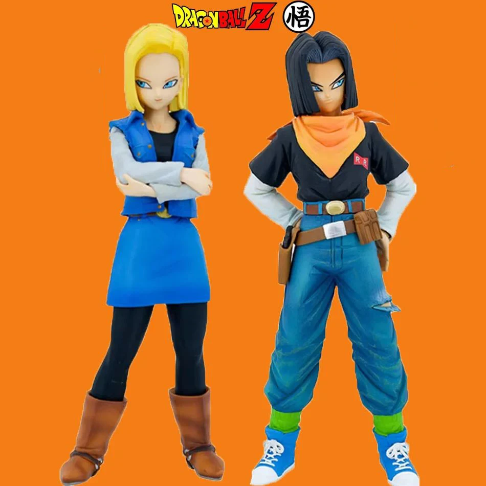 Аниме фигурки Dragon Ball Z: Андроид 17 и Андроид 18, коллекционные модели Гоку из ПВХ, игрушки для детей, подарки на Рождество
Аниме фигурки Dragon Ball Z: Андроид 17 и Андроид 18, коллекционные модели Гоку из ПВХ, игрушки для детей, подарки на Рождество
