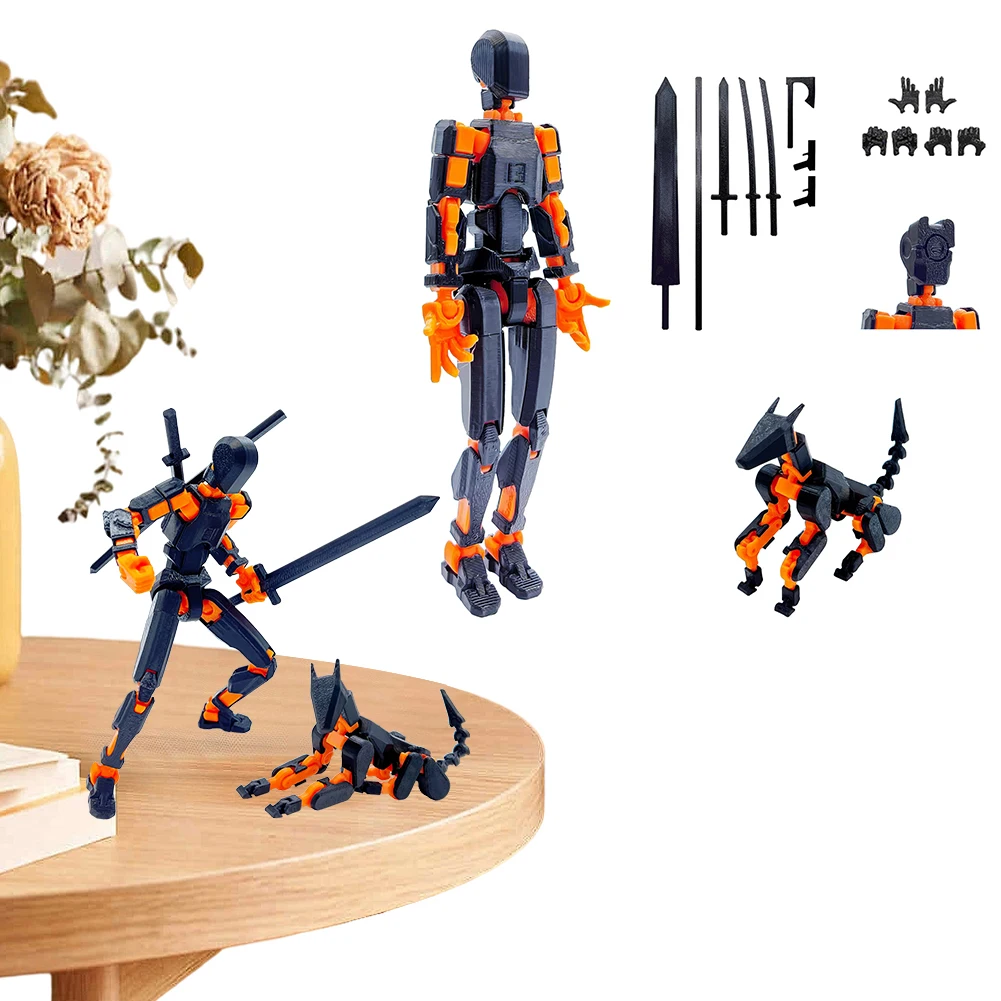 13 3D Printed Action Figure with Multiple Accessories Action Figures Toys Assembly Completed Action Figure Dummy Desk Decoration
13 3D Printed Action Figure with Multiple Accessories Action Figures Toys Assembly Completed Action Figure Dummy Desk Decoration