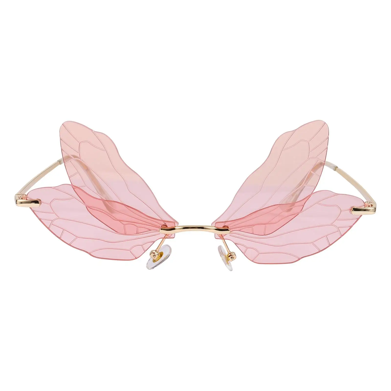 Sunglasses Dragonfly Wing Shape Rimless PC Metal Material Irregular Sunglasses Outdoor Activities Driving Travel
Sunglasses Dragonfly Wing Shape Rimless PC Metal Material Irregular Sunglasses Outdoor Activities Driving Travel
