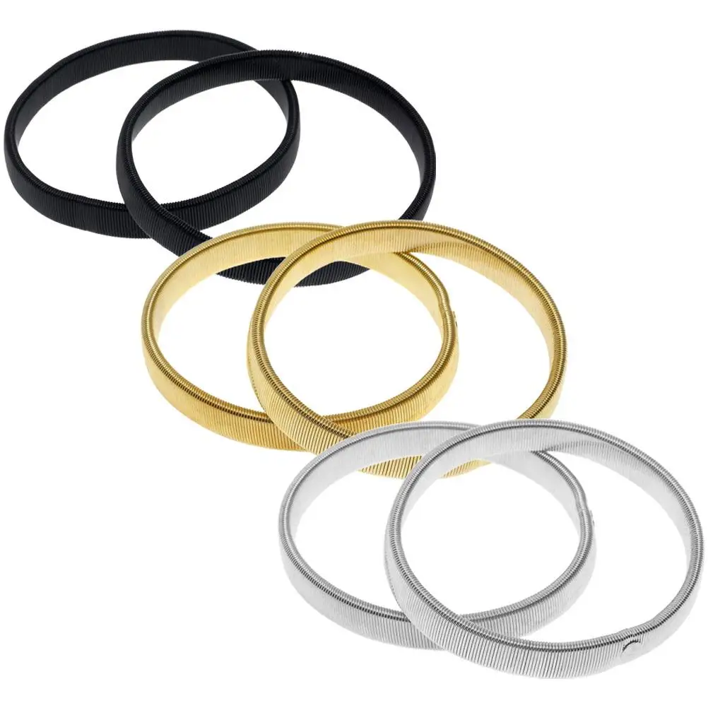 3 Pairs Elastic Metal Arm Cuff Fashion Men Bracelet Shirt Sleeve Anti slip Armb Bangle Black Silver Gold Lightweight
3 Pairs Elastic Metal Arm Cuff Fashion Men Bracelet Shirt Sleeve Anti slip Armb Bangle Black Silver Gold Lightweight
