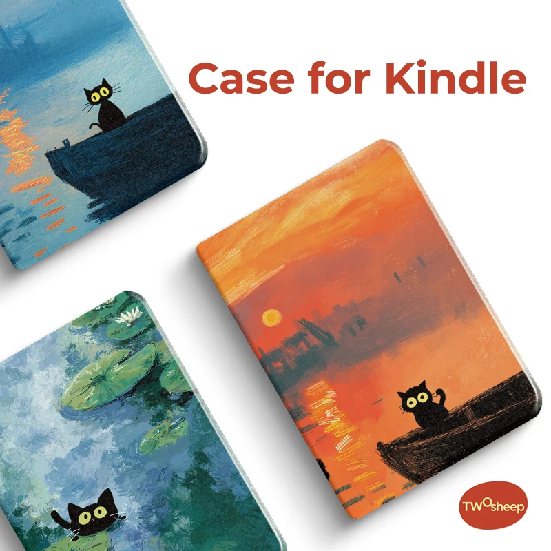 Чехол-книжка Twosheep Hard Shell для Kindle Paperwhite 12-го поколения, Kindle Colorsoft, Kindle 11-го поколения с функцией автоматического включения/выключения, дизайн «Монет и кошки»
Чехол-книжка Twosheep Hard Shell для Kindle Paperwhite 12-го поколения, Kindle Colorsoft, Kindle 11-го поколения с функцией автоматического включения/выключения, дизайн «Монет и кошки»