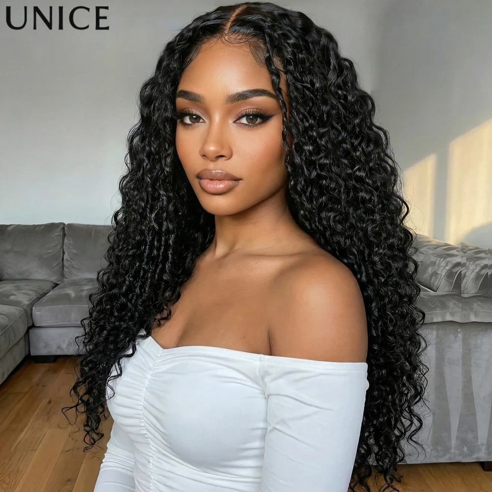 UNice Bye-Bye Slip™ 7x5 Lace Natural Black 4D Mixed Texture Burmese Curly Wig With Drawstring 100% Human Hair Glueless Wig
UNice Bye-Bye Slip™ 7x5 Lace Natural Black 4D Mixed Texture Burmese Curly Wig With Drawstring 100% Human Hair Glueless Wig