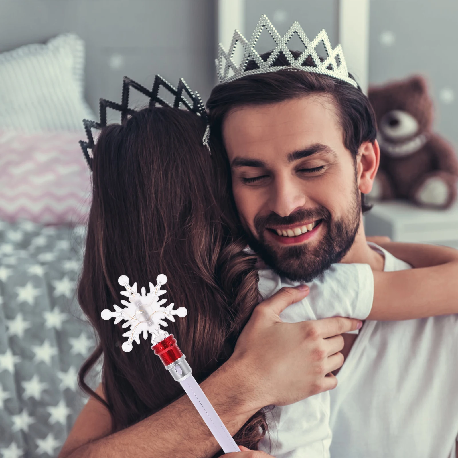 1pcs Glowing Snowflake Princess Fairy Role Rotating Lights Party Concert Props Lightweight Portable Gifts
1pcs Glowing Snowflake Princess Fairy Role Rotating Lights Party Concert Props Lightweight Portable Gifts