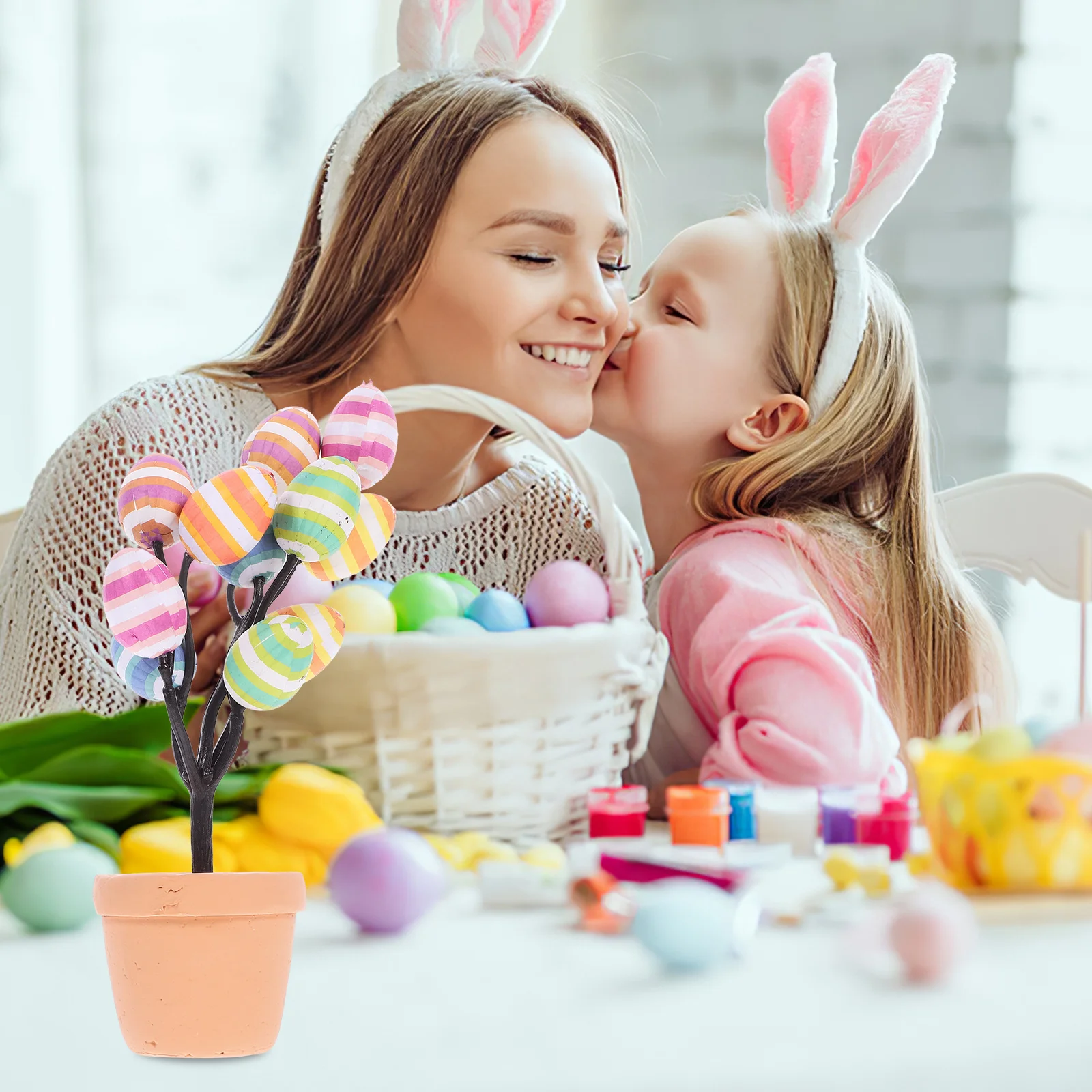 Colorful Easter Egg Bonsai Decor Potted Plant Tabletop Ornament Easter Party Decoration Egg Bonsai Ornaments Party Decoration
Colorful Easter Egg Bonsai Decor Potted Plant Tabletop Ornament Easter Party Decoration Egg Bonsai Ornaments Party Decoration