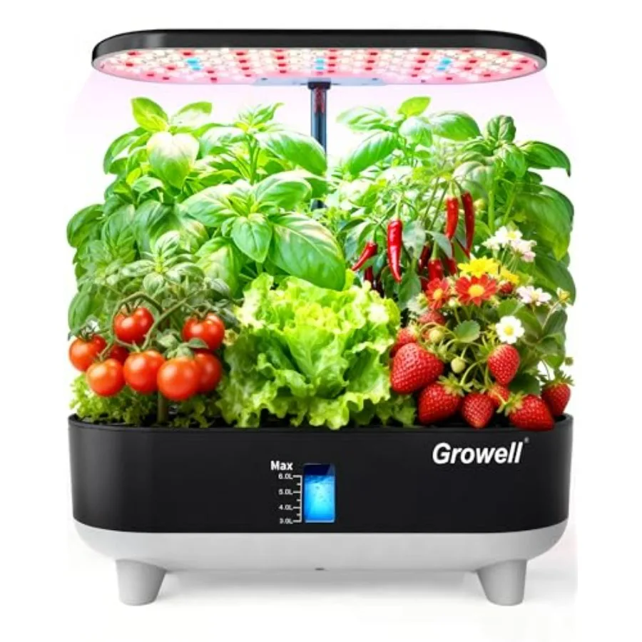 Vertical Hydroponics Growing System Kit 16 Pods with LED Grow Light for Indoor Herb Vegetable Fruit Gardening Smart Water Circu
Vertical Hydroponics Growing System Kit 16 Pods with LED Grow Light for Indoor Herb Vegetable Fruit Gardening Smart Water Circu