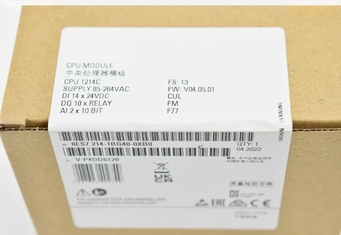 Brand New Original 1pcs 6ES7214-1BG40-0XB0 Hot selling products in stock Fast delivery
Brand New Original 1pcs 6ES7214-1BG40-0XB0 Hot selling products in stock Fast delivery