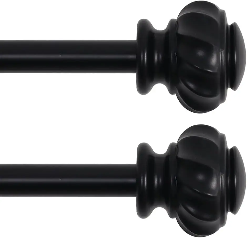 Adjustable Decorative 3/4 Inch Diameter Window Curtain Rod