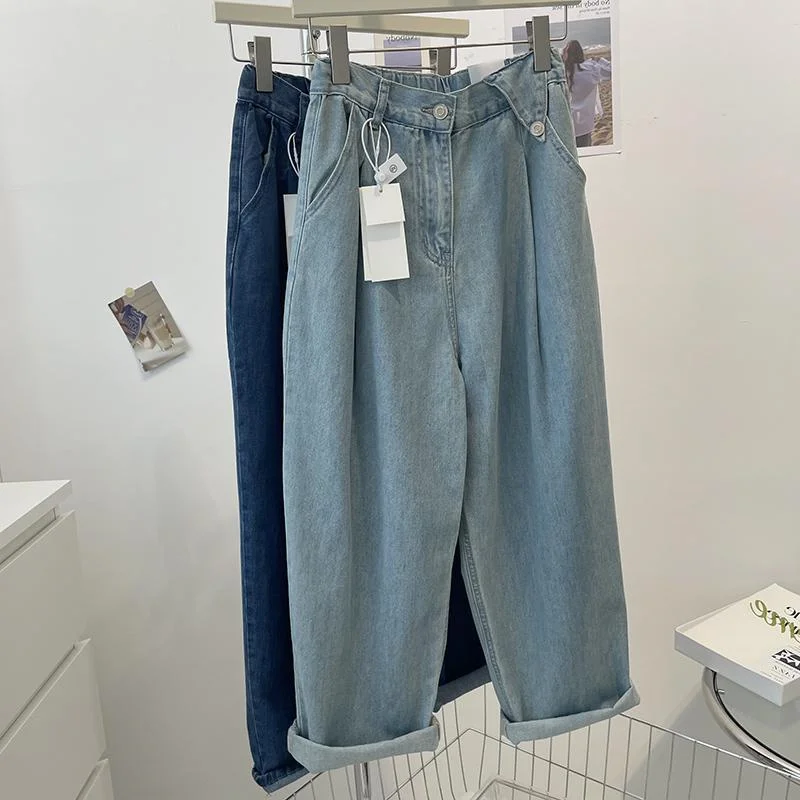 plus Size Loose Straight Leg Jeans High Waist Slim Wide Leg Casual Dad Pants for Women over 300 Pounds Comfortable Fit
plus Size Loose Straight Leg Jeans High Waist Slim Wide Leg Casual Dad Pants for Women over 300 Pounds Comfortable Fit