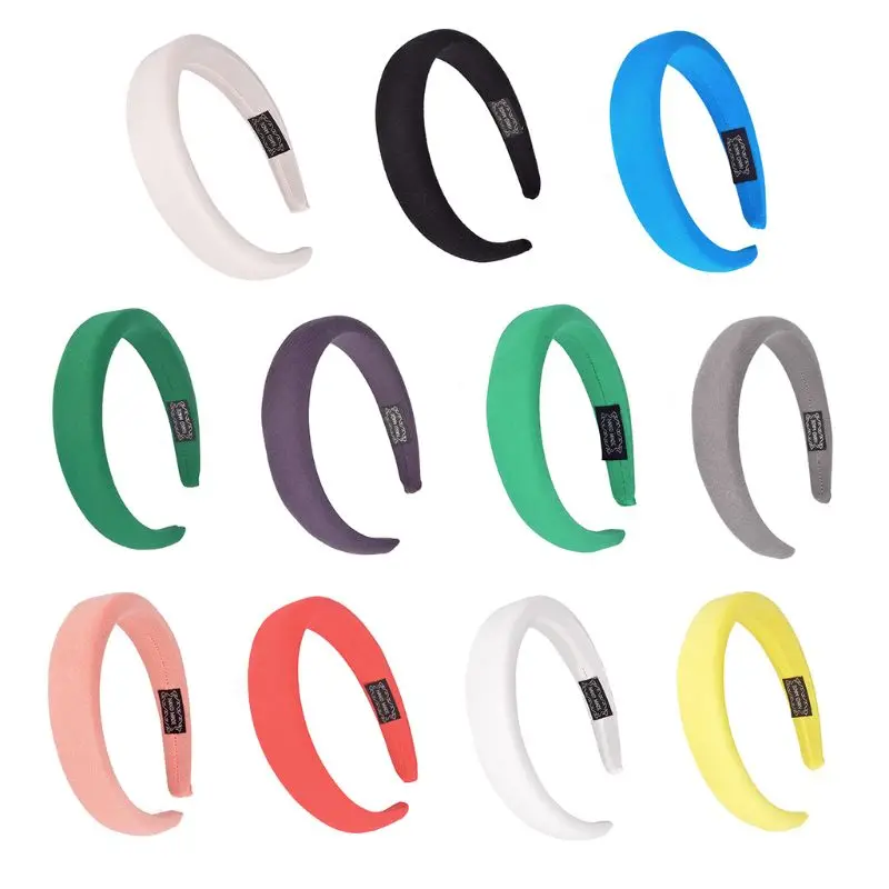 Womens Ethnic Retro Thick Sponge Headband Solid Candy Color Cloth Wrapped Hair Hoop Antiskid Padded Bandana Headdress
Womens Ethnic Retro Thick Sponge Headband Solid Candy Color Cloth Wrapped Hair Hoop Antiskid Padded Bandana Headdress