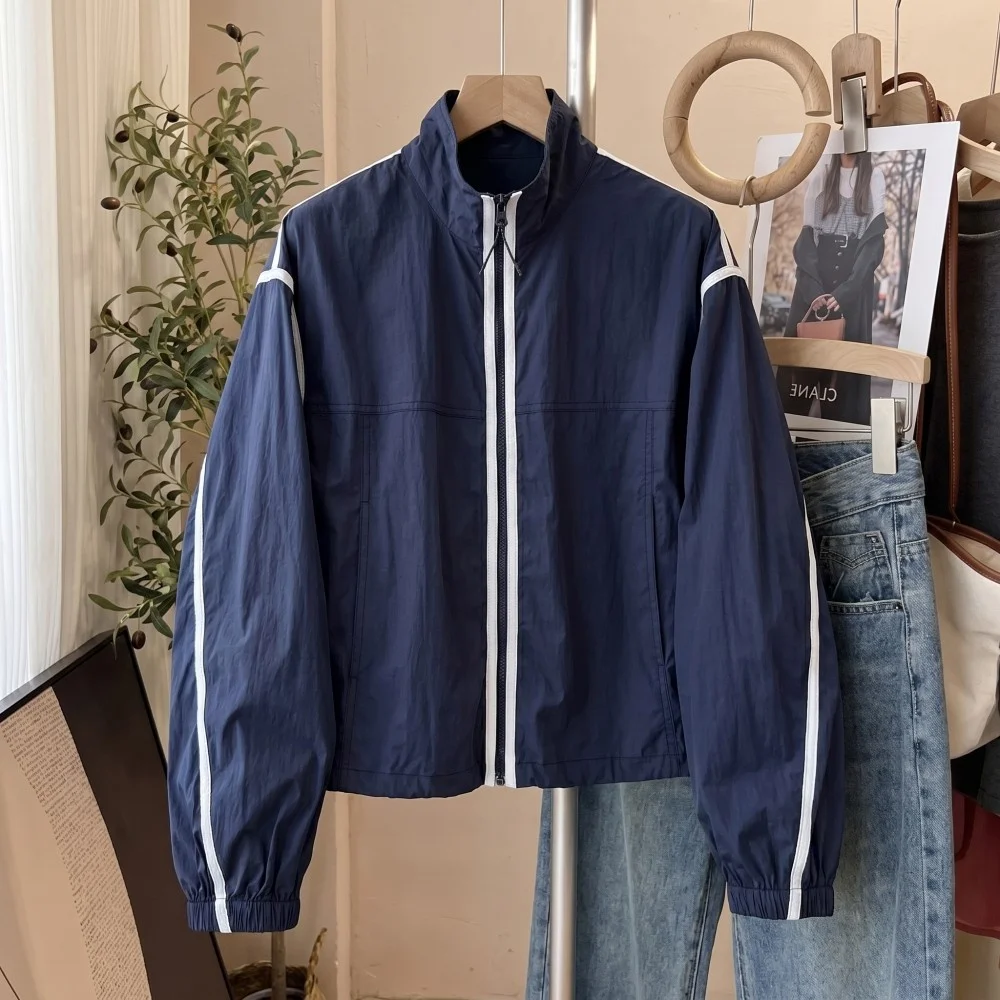 Elegant Thin Short Jacket Women's Spring Summer Stand Collar Lightweight Fashionable Sun Protection Clothing Commute Style Lo...
Elegant Thin Short Jacket Women's Spring Summer Stand Collar Lightweight Fashionable Sun Protection Clothing Commute Style Lo...
